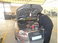 奔馳轎車發動機尾氣冒黑煙如何處理？